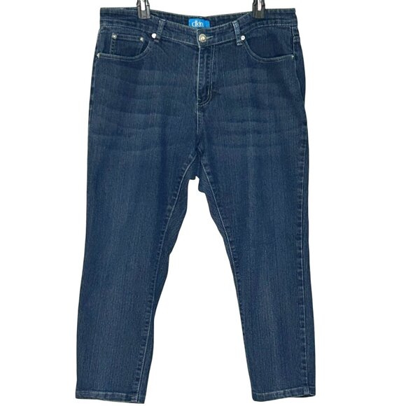dkin Women's size 18 W Blue High Rise Jeans - Picture 1 of 15